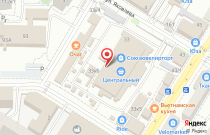 Магазин хлебобулочных изделий Хлебодар на улице Гусарова, 33 на карте