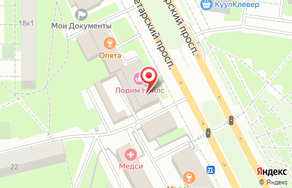 Ситимаркет на Кантемировской на карте