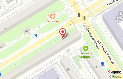Сервисный центр Феникс на улице Энергетиков на карте