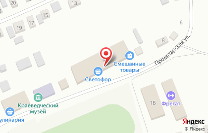 Магазин Ассорти на Пролетарской улице на карте