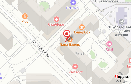 Кафе-пекарня Франсуа на Ломоносовском проспекте на карте