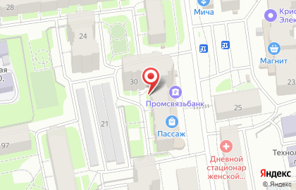 Евросеть на улице Ленина на карте
