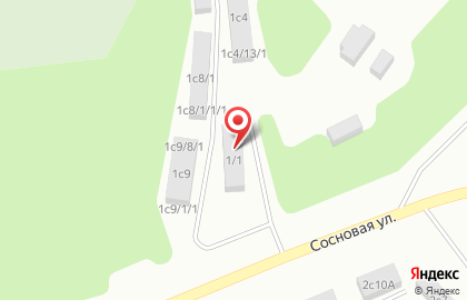 Шиномонтаж на Сосновке на карте