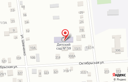 Детский сад №59 на улице Дзержинского на карте