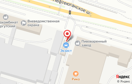 Магазин автозапчастей Exist.ru на Нефтеюганском шоссе на карте