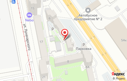 Клуб бокса Русь в Железнодорожном районе на карте