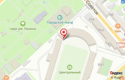 Клиника Скорая Наркологическая Помощь на улице Советов на карте