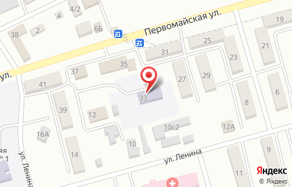 Детский сад Солнышко №19 на Первомайской улице на карте