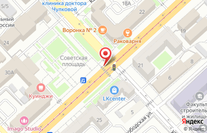 Билборды (6х3 м) от РА Экспресс-Сити на Рабоче-Крестьянской улице на карте