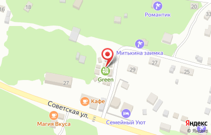 Туристическая база Green на карте