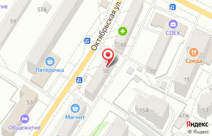 Страховая группа УралСиб на Октябрьской улице на карте