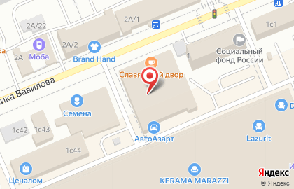 Компания DomDecor+ на улице Академика Вавилова на карте