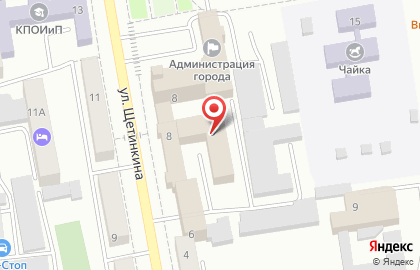 Управление по вопросам миграции МВД по Республике Хакасия на улице Щетинкина на карте