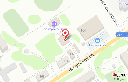 Супермаркет Магнит в Кинешме на карте