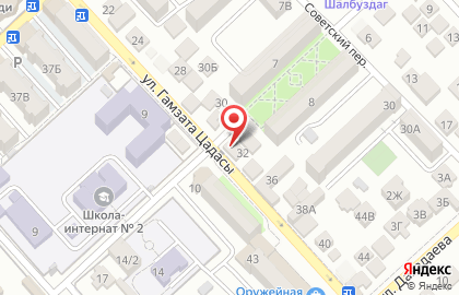 Мясной магазин в Махачкале на карте