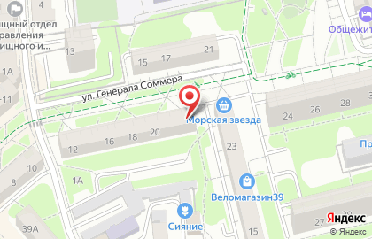 Салон красоты Woman на улице Генерала Соммера на карте