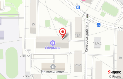 Банкомат СберБанк на Криворожской улице на карте
