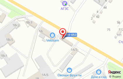 Магазин автотоваров на Раевском тракте на карте