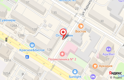 Торговая компания Арт Лайф на улице Курнатовского на карте