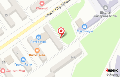Компьютерный клуб Stalker на проспекте Строителей на карте