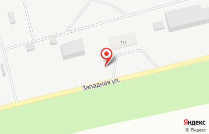 Киоск по продаже фруктов и овощей на Западной улице на карте