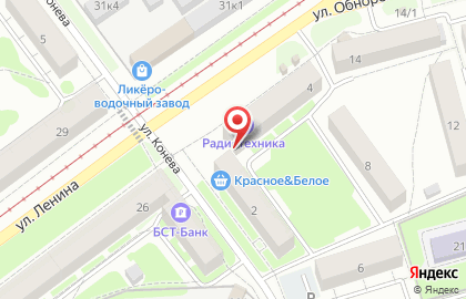 Магазин мяса птицы на улице Обнорского на карте