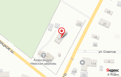 Церковь Александра Невского в Санкт-Петербурге на карте
