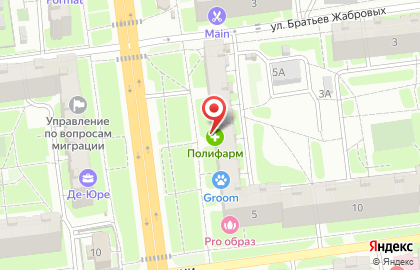 Кондитерская в Советском районе на карте