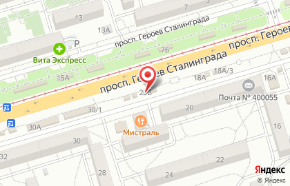 Магазин цветов на проспекте Героев Сталинграда, 20г на карте