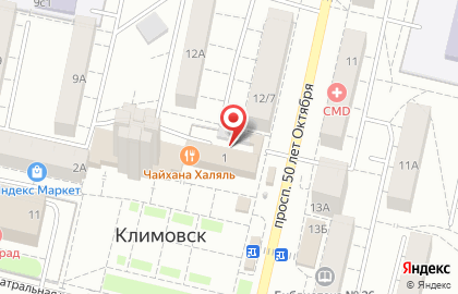Лайма в Климовске на карте