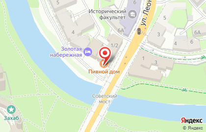 Бар-ресторан Пивной дом на Советской улице на карте
