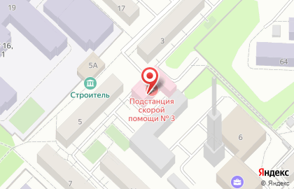 Скорая медицинская помощь в Тюмени на карте