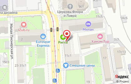 Комус на Павелецкой на карте
