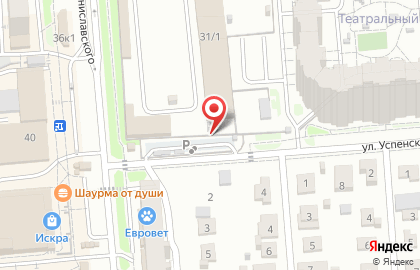 Автостоянка в Новосибирске на карте