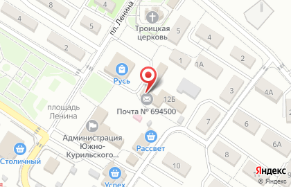Газпромбанк в Южно-Сахалинске на карте