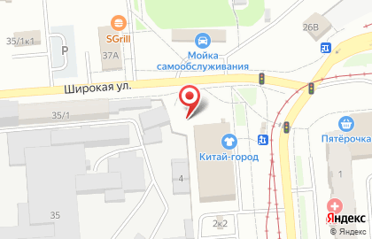 Ленинский район Киоск по продаже фруктов и овощей на улице Троллейная на карте