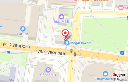 Русский Букет на улице Суворова на карте