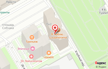 Санкт-Петербург, ЗАО, биржа на карте
