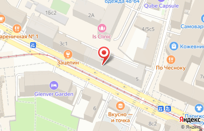 Магазин Конфетный рай на Кожевнической улице на карте