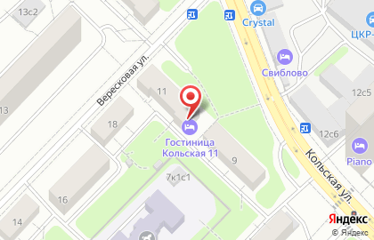 Мини-отель Мини-отель в Москве на карте
