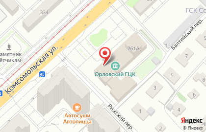 Банкомат МИнБанк в Заводском районе на карте