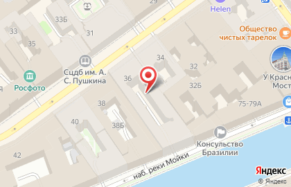 Ресторан Мама Тута на Большой Морской улице на карте