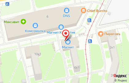 Оптово-розничная компания Непроспи на площади Комсомольской на карте