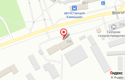 Автоколонна 1733 Камышинская на карте