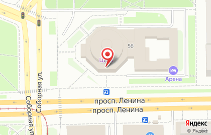 Цирк на проспекте Ленина на карте