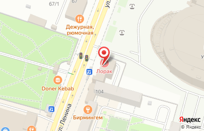 Клинико-диагностическая лаборатория ЛораК на улице Ленина на карте