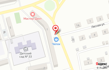 Чепок на карте