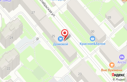 Парикмахерская Визит на Октябрьской улице на карте