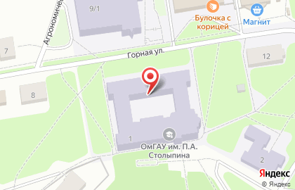 Омский аграрный техникум на карте