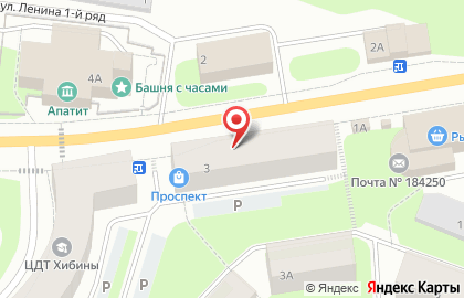 Салон связи Связной на проспекте Ленина на карте